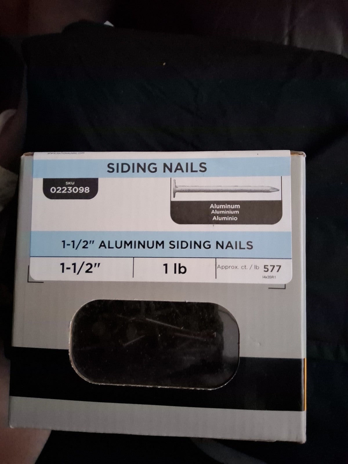 These PRO-FIT nails are designed to fasten aluminum or vinyl siding