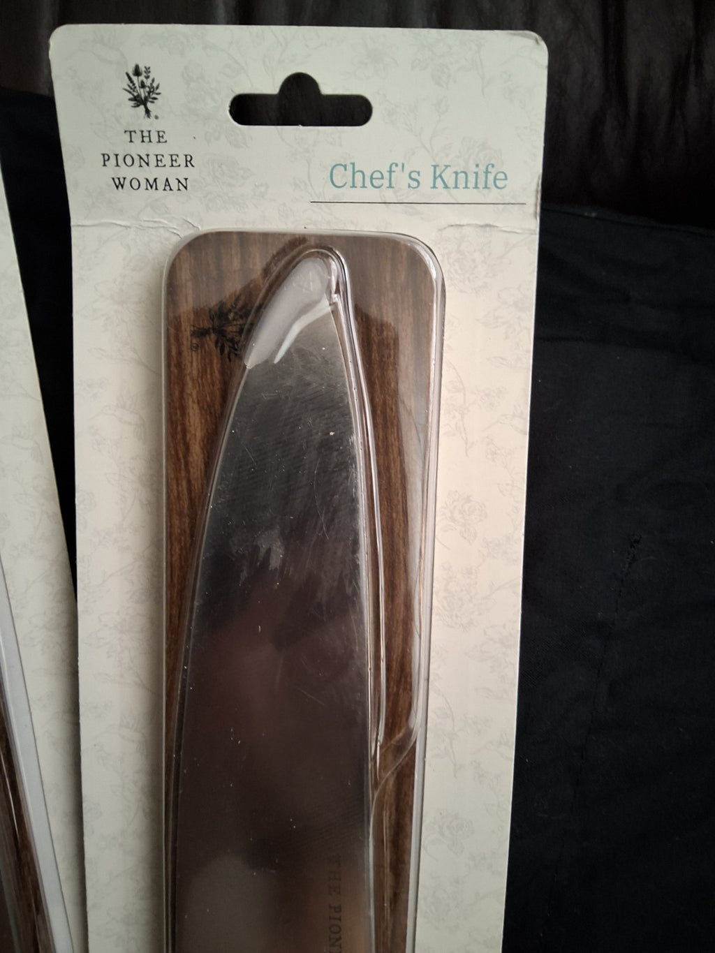 Set Of 3 Pioneer Woman Cleaver Knife, Chef's Knife & Nakiri Knife