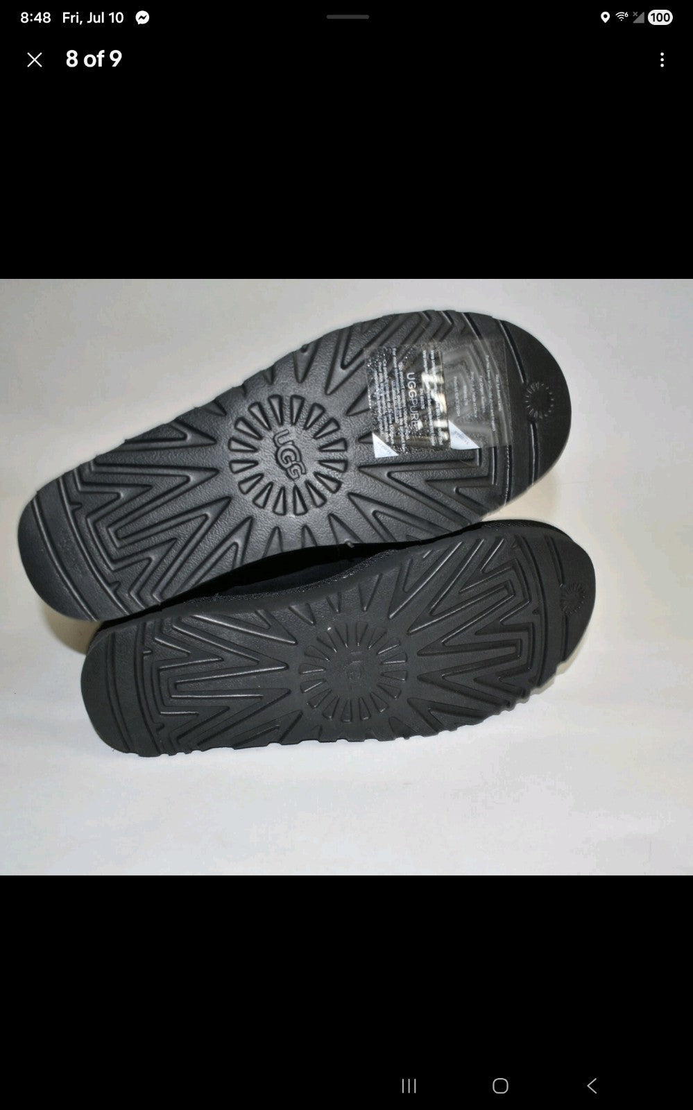 UGG boots size 9 womens black Marciella