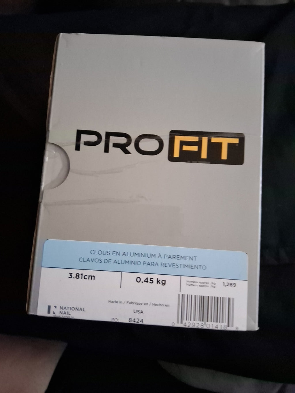 These PRO-FIT nails are designed to fasten aluminum or vinyl siding