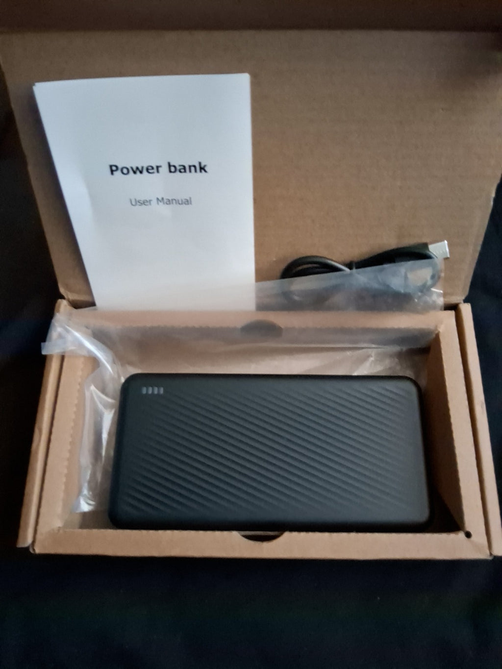 This appears to be a 20,000mAh portable charger power bank, similar to models...