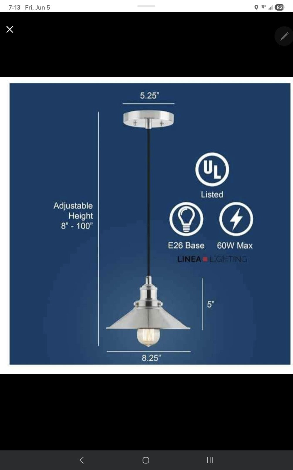 Farmhouse Pendant Lighting for Kitchen Island Industrial Hanging Light #100