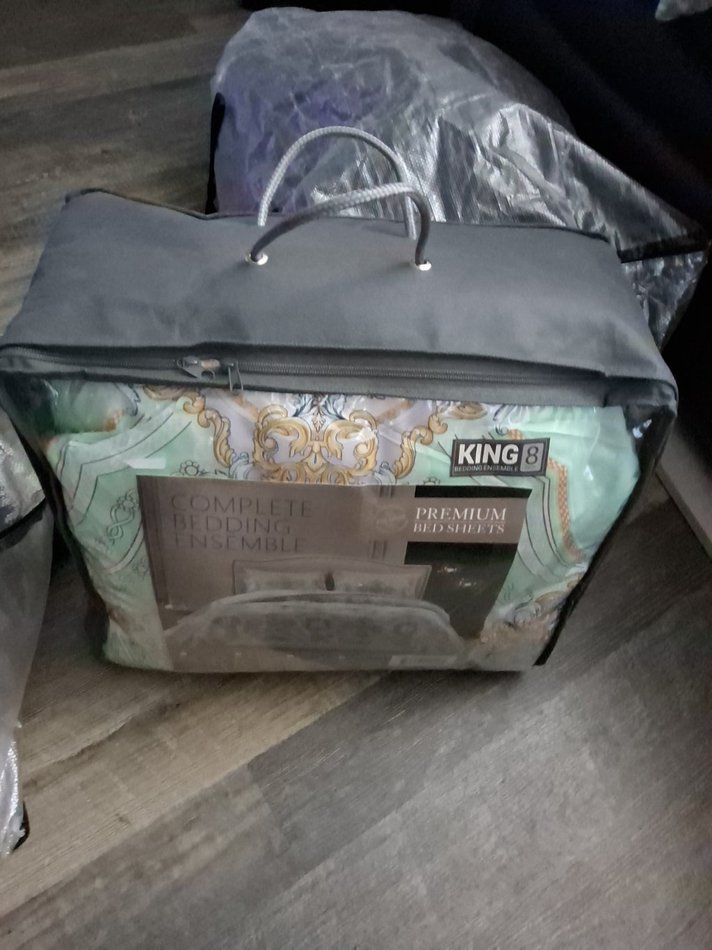 The Madison Luxury Home Complete 8 Piece King Bedding Ensemble 
