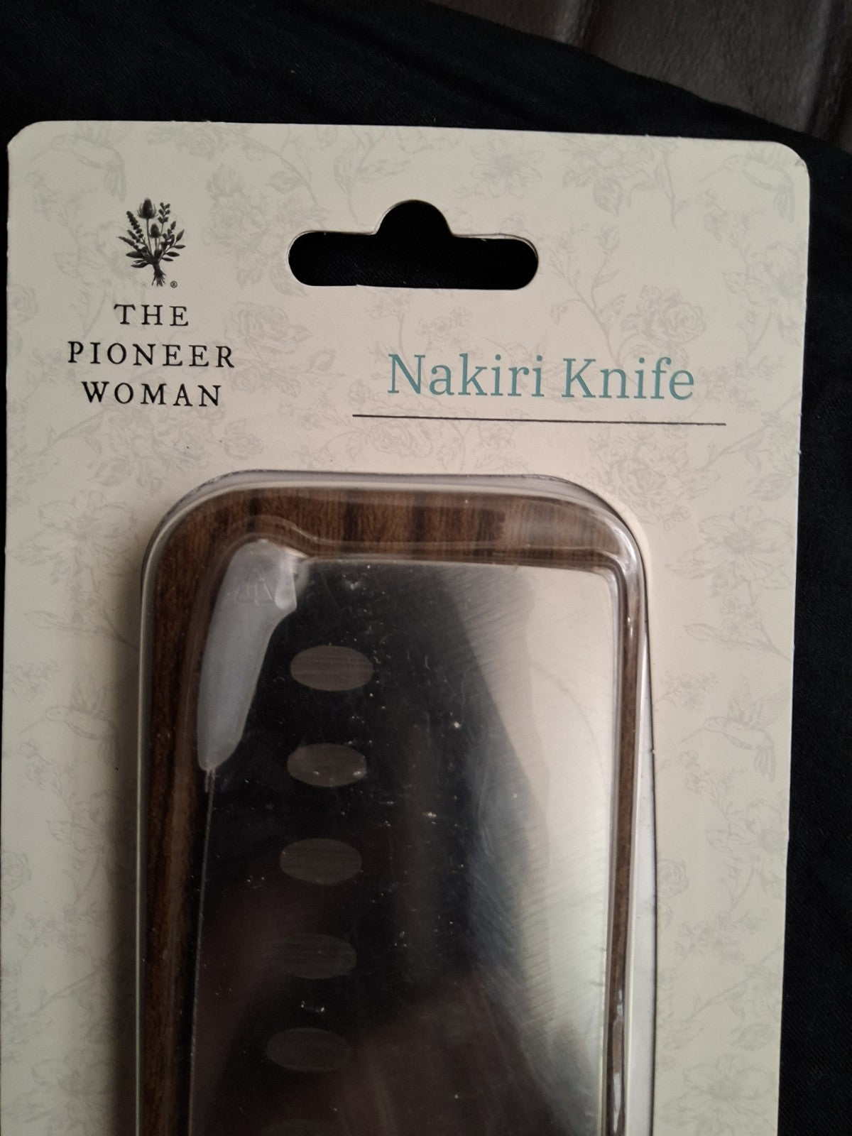 Set Of 3 Pioneer Woman Cleaver Knife, Chef's Knife & Nakiri Knife