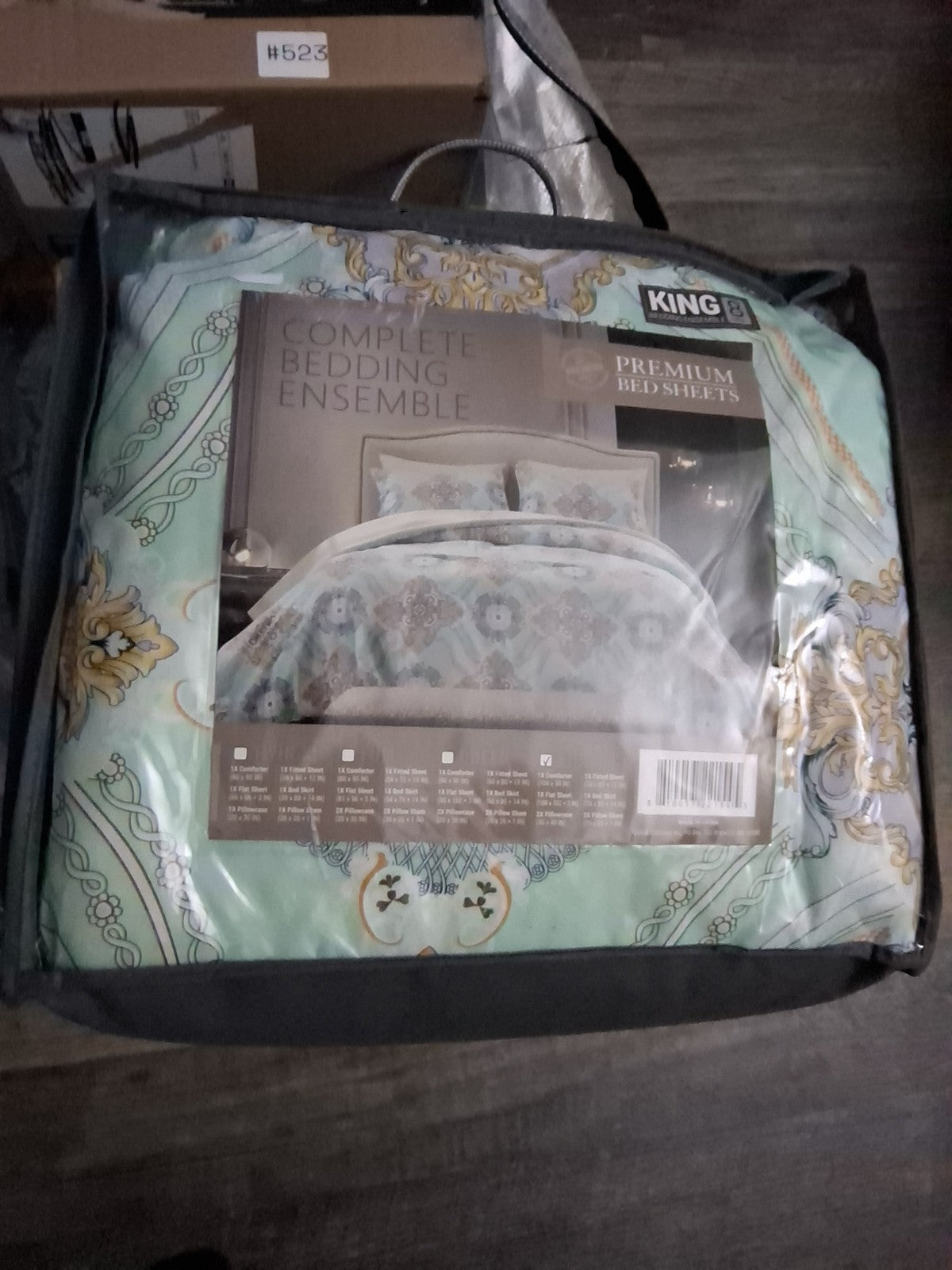 The Madison Luxury Home Complete 8 Piece King Bedding Ensemble 