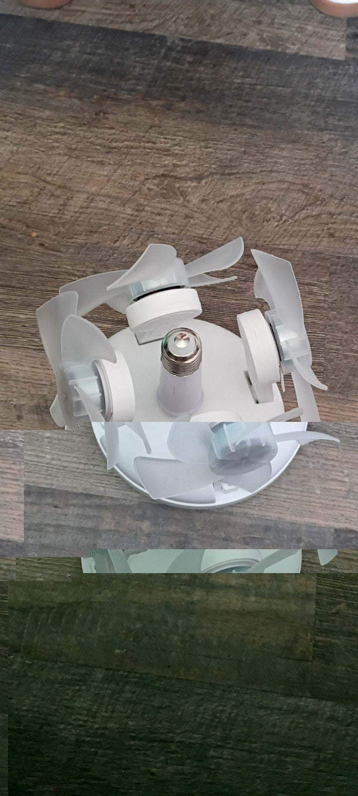 Foldable LED Ceiling Fan Light with Remote Control, E27 Socket Compatible,...