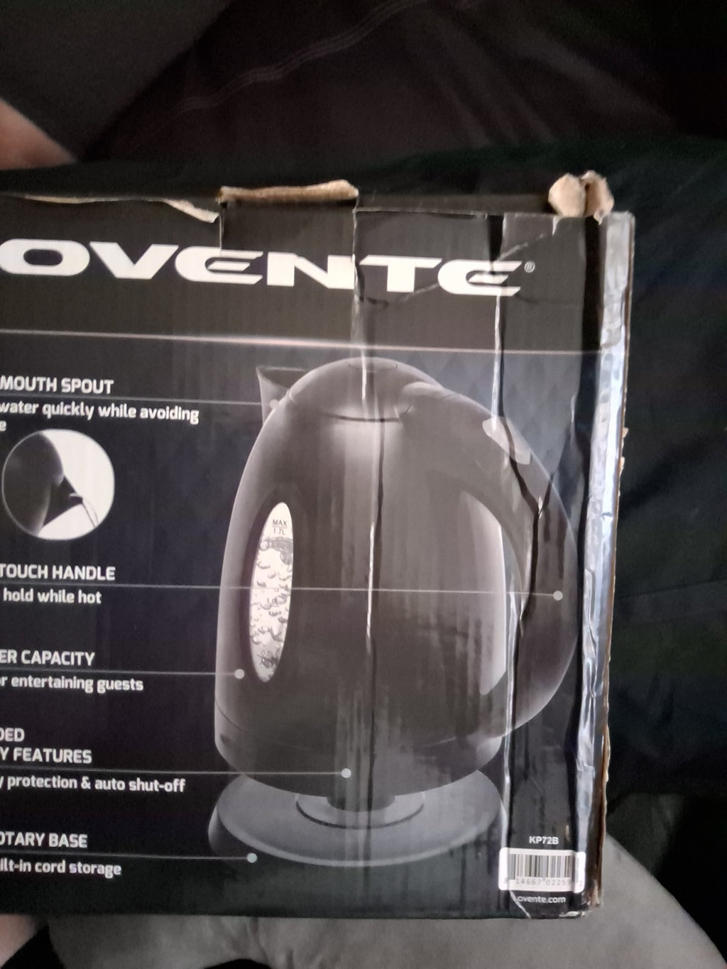 OVENTE KP72B 1.7L Electric Kettle