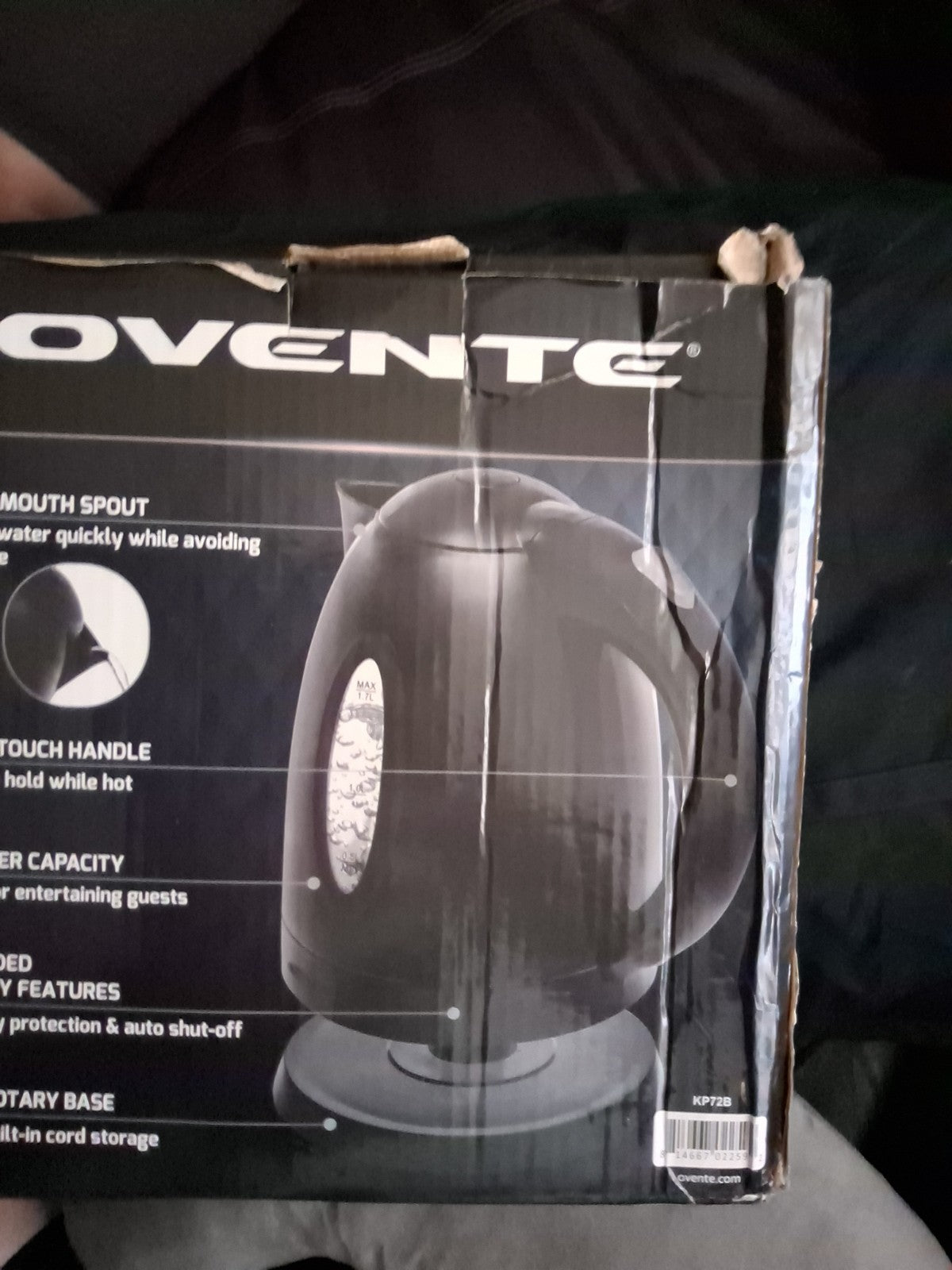 OVENTE KP72B 1.7L Electric Kettle