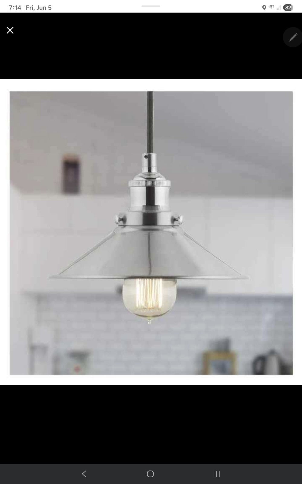 Farmhouse Pendant Lighting for Kitchen Island Industrial Hanging Light #100
