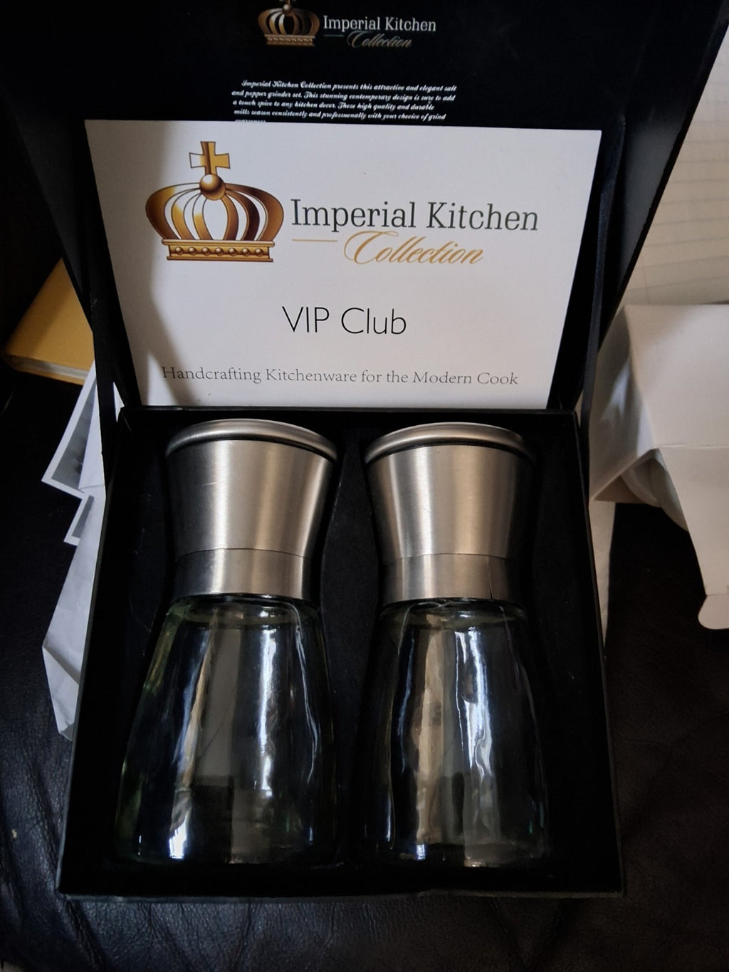 Imperial Kitchen Collection Salt & Pepper Grinder Set