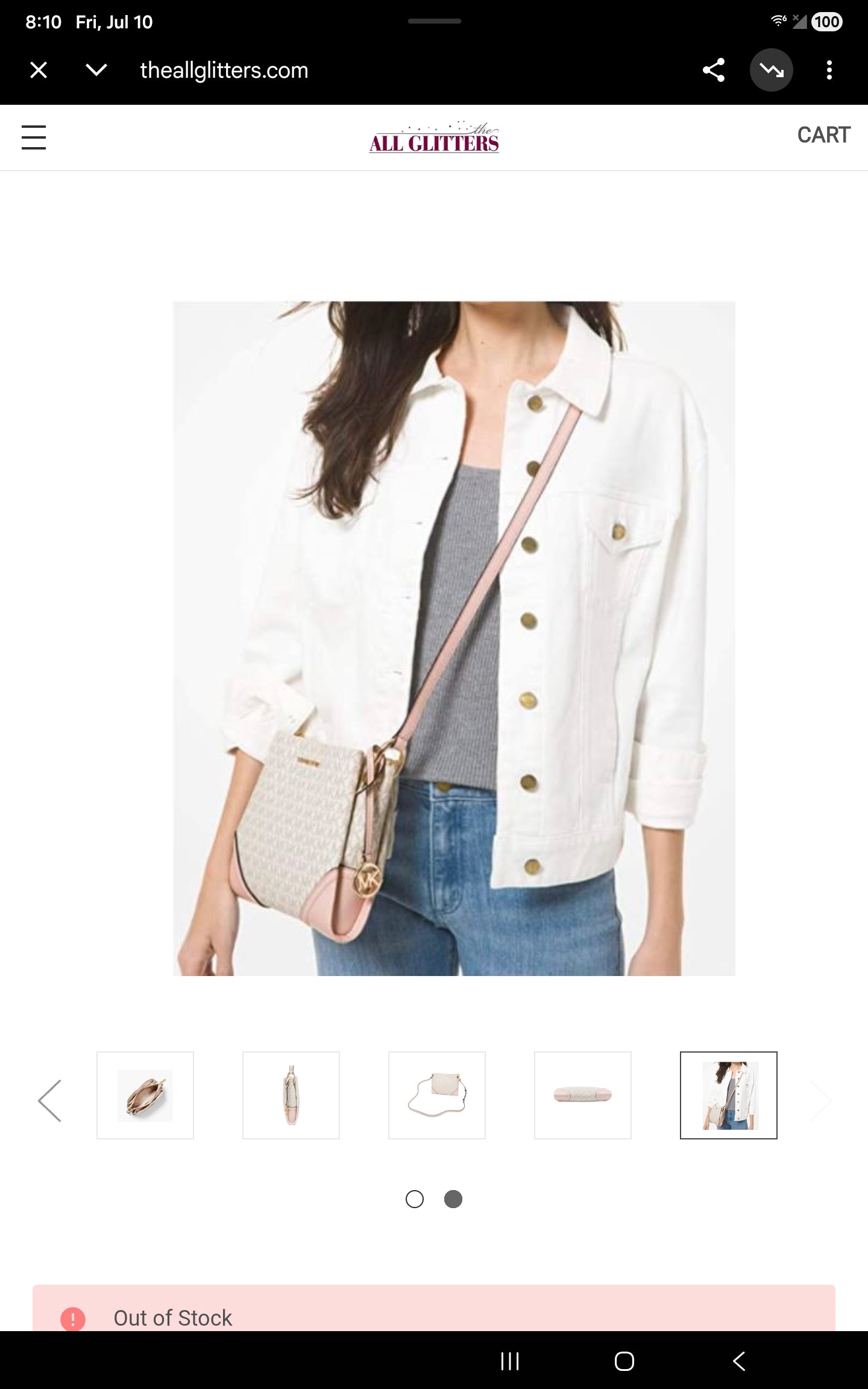MICHAEL Michael Kors Nicole Large Logo Crossbody Bag
