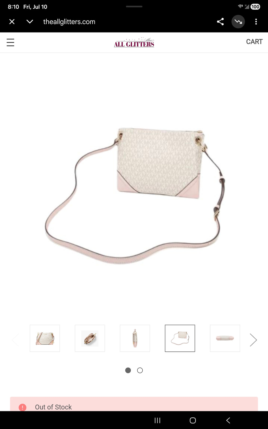 MICHAEL Michael Kors Nicole Large Logo Crossbody Bag