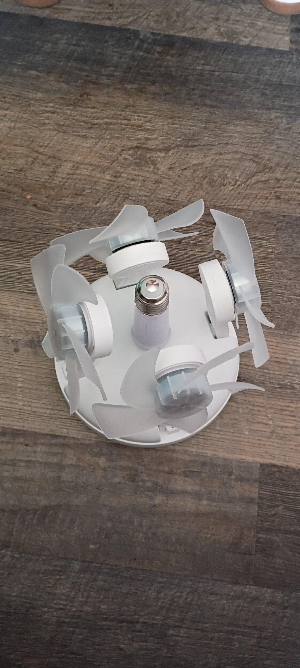 The Foldable LED Ceiling 4 Fan Light with Remote Control