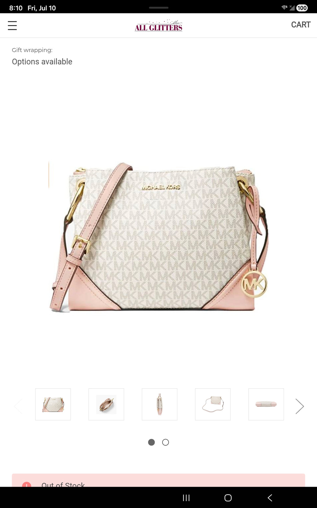 MICHAEL Michael Kors Nicole Large Logo Crossbody Bag